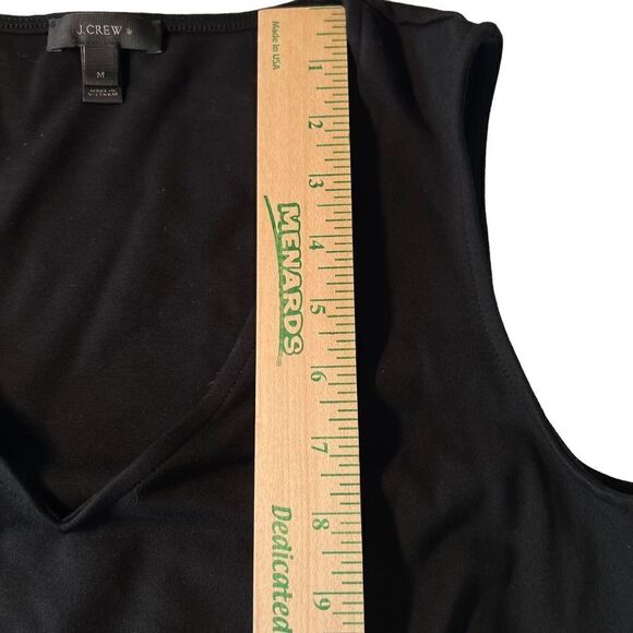 J Crew Velvet Peplum Black Top H3583 M - Picture 13 of 15